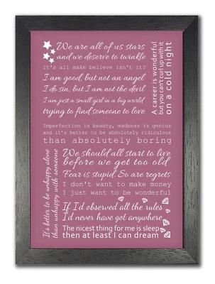 Marilyn Multi Monroe Actriz estadounidense Poster Rosa Cita Foto Be Strong Picture Foto 1 de 4