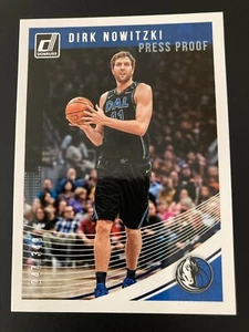 2018-19 Panini Donruss Press Proof Silver 40 Dirk Nowitzki ed/349 - Bild 1 von 2