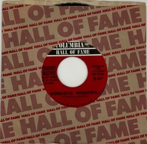 Johnny Mathis-Wonderful! Wonderful!/The Twelfth Of Never New & Unplayed 45 MINT - Picture 1 of 4