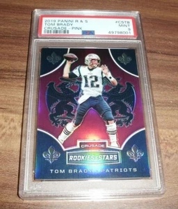 2019 Rookies & Stars Tom Brady Crusade PINK /50 Prizm SP PSA 9 GOAT 📈🔥 POP 3 - Bild 1 von 3