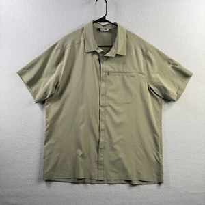 Arcteryx Camicia Uomo XL Verde Skyline SS Shirt Performance Snap Up Escursionismo - Foto 1 di 9