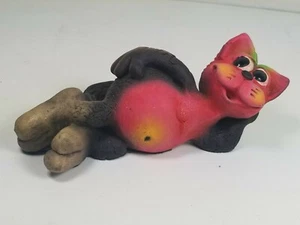 Funny Pussins 1996 de colección de Mary-Ann Orr/Panton Int. Inglaterra, "Puss-In-Heaven" Nuevo en caja - Imagen 1 de 10