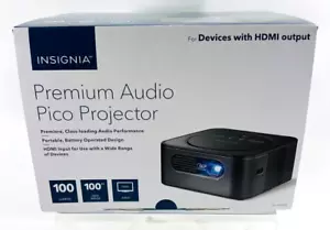 Proyector Pico Insignia 100 LUMEN 100 Portátil Inalámbrico NS-PR200 DLP ¡NUEVO Abierto! - Imagen 1 de 8