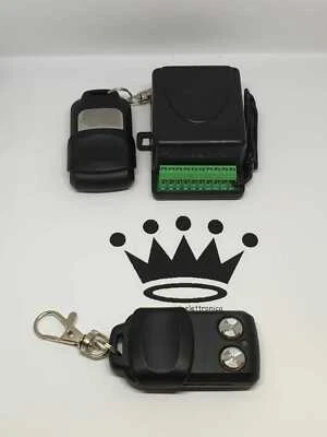 VIDOELETTRONICA® KIT RICEVENTE 2 CANALI 5 A + 2 TELECOMANDI 433 MHZ CANCELLI SERRANDE LUCI