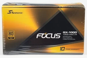 Seasonic FOCUS GX-1000 1000 WATTS POWER SUPPLY FULLY MODULAR - NEW & SEALED - Bild 1 von 4