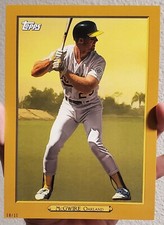 MARK MCGWIRE 2020 Topps TURKEY RED Gold SP 5x7 #/10 OAKLAND ATHLETICS A'S