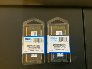 Dell 32GB DDR4 3200MHz SODIMM SNPP6FH5C/32G AB120716 Factory Sealed Memory RAM - Picture 1 of 1