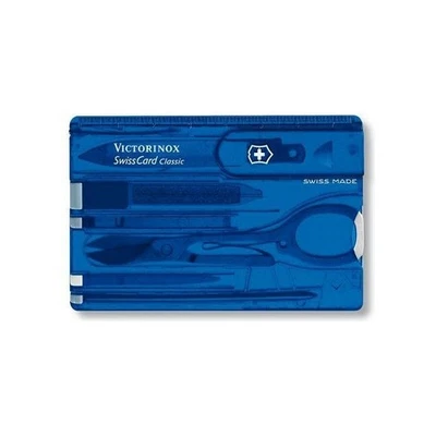Victorinox SwissCard Classic Blu, Trasparente ABS sintetico - Immagine 1 di 4