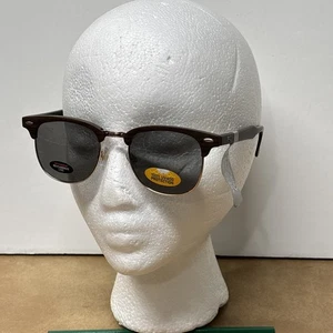 Pugs Sunglasses New Polycarbonate 100% UV400 Protection Wood Grain Gold Accent - Picture 1 of 5