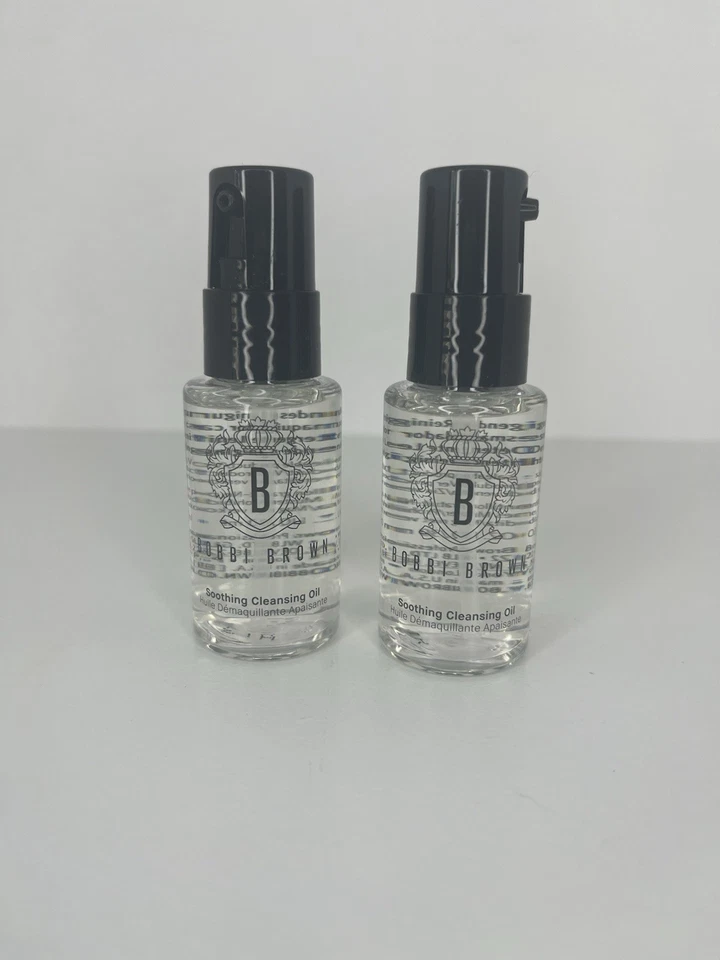 2x Aceite Limpiador Calmante Bobbi Brown 1 OZ 30 ml Cada Tamaño de Viaje Limpiador Facial Foto 1 de 1