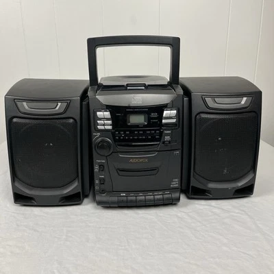 Audiovox CD 8681 gravador cassete rádio estéreo disco compacto portátil 1997 - Imagem 1 de 4
