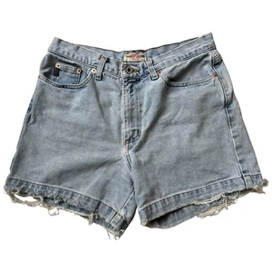 Guess Shorts Damen 31 USA High Rise Denim Cutoff Distress Vintage 80-90er sexy - Bild 1 von 14