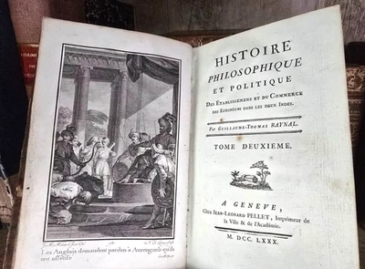 1780 Political History of Establishments & Commerce of Europeans in Two Indies - Image 1 of 4
