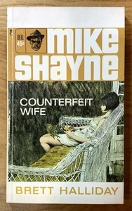 Counterfeit Wife by Brett Halliday - vintage 1966 Dell mystery pb, McGinnis GGA - Picture 1 of 6