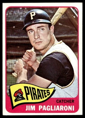 1965 Topps #265 Jim Pagliaroni Pittsburgh Pirates NR-MINT  - Image 1 of 2