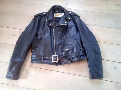 perfecto leather biker jkt by scholl n.y.c - Image 1 of 3