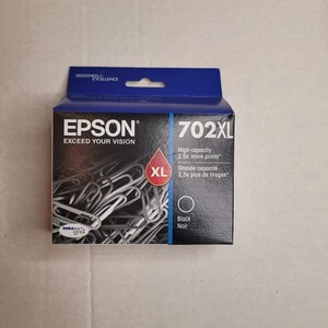 Epson 702XL cartuccia inchiostro nero T702XL120 originale, sigillata scadenza 2026 - Foto 1 di 5