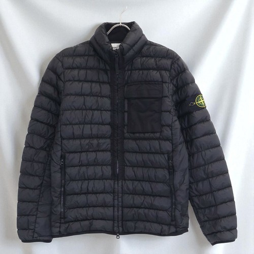 Piumino Stone Island 691541424 nero tinto in capo taglia S nylon #EG AEA