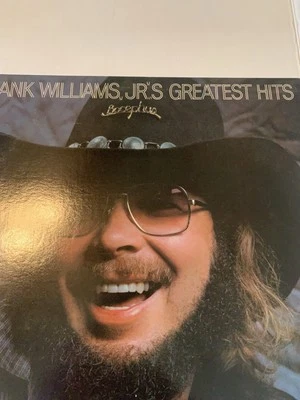 Vintage Vinyl HANK WILLIAMS JR Greatest Hits 1982 VINYL LP Warner Bros 60193 - Image 1 of 4
