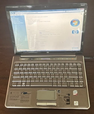 Portátil HP Pavilion dv4 14" Intel Core2Duo T5800 4gig 288 HDD Win Vista Mocha Foto 1 de 4
