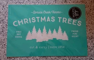 "Weihnachtsbaum Bauernhof" Kreide Couture Transfer Zum Selbermachen Schablone Gr. C NICHT MEHR PRODUZIERT 12"X18" - Bild 1 von 2