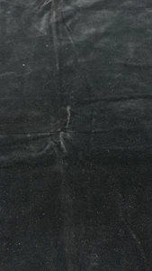 VTG Dark Green Velvet Velour Polyester Fabric 1 Yard 44" Wide Low Pile Unbranded - Picture 1 of 4