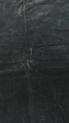 VTG Dark Green Velvet Velour Polyester Fabric 1 Yard 44" Wide Low Pile Unbranded - Image 1 of 4