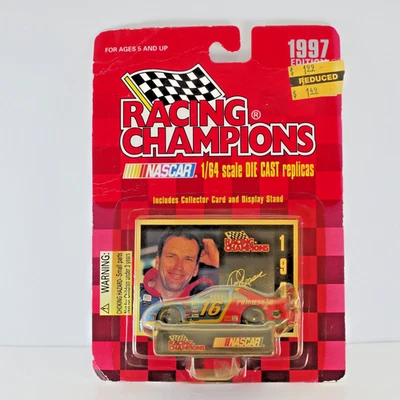 Racing Champions 1997 NASCAR #16 Ted Musgrave PRIMESTAR~ 1:64 Diecast Card Stand - Image 1 of 3