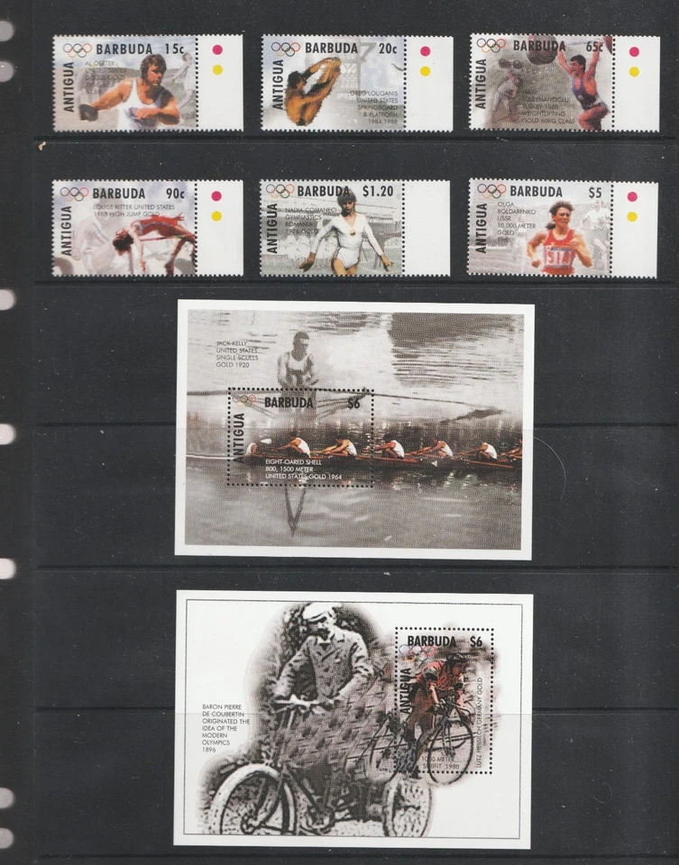 Antigua y Barbuda 1995 Sc# 1891-98 - Homenaje a los Juegos Olímpicos. Juego MNH CV$20,25 Foto 1 de 1