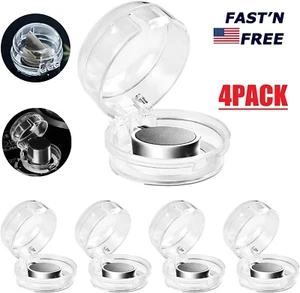4Pcs Universal Oven & Stove Knob Covers Clear View Child Baby Kitchen Safety USA - Picture 1 of 14
