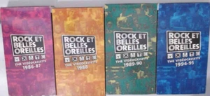 4 VHS Rock Et Belles Oreilles 1986-87 / 1988 / 1989-90 / 1994 - Bild 1 von 2