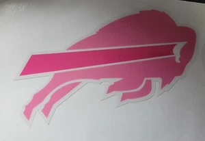 Buffalo Bills Pink Full Size football helmet decals set - Picture 1 of 3