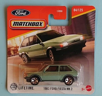 Matchbox '1983 Ford Fiesta MK 2. New Collectable Toy Model Car. 2025 B Case.
