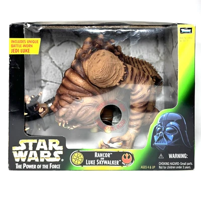 Star Wars POTF 1998 RANCOR con juego de bestias JEDI LUKE SKYWALKER ~ ¡NUEVO EN CAJA SELLADO! Foto 1 de 4