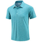 Men's Polo Shirts Golf Sport Plain T Summer Short Sleeve Quick Dry Performance T