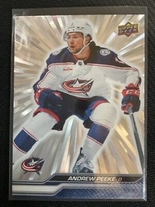 Andrew Peeke 2023-24 Upper Deck Outburst Silver Parallel Card #51  *