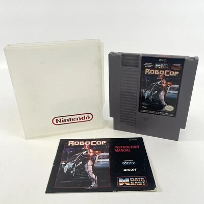 🔥Robocop (Nintendo NES, 1988) Cartridge & Instruction Manual TESTED!🔥 - Image 1 of 4