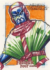 2008 Marvel Fantastic Four Archives Sketch Card Ferriera Kang