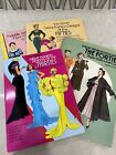 Lot Of 4 Paper Dolls Great Fashion Designs,  Tom Tierney Uncut