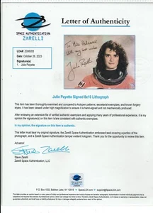 Space Shuttle Canada Astronaut JULIE PAYETTE Signed Photo ZARELLI LOA !! - Picture 1 of 3