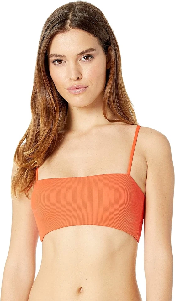 LSpace 264633 Mujeres Ridin' Alto Rebelde Bikini Top Traje de Baño Amapola Talla X-Pequeña Foto 1 de 3