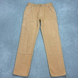 Carhartt Hose Erwachsene 32x30 braun Doppelknie Workwear Canvas Zimmermann Herren - Bild 1 von 8