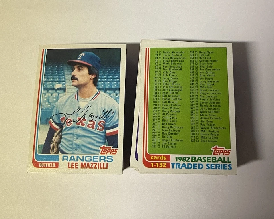 1982 Topps Traded Singles You Pick - Image 1 of 1