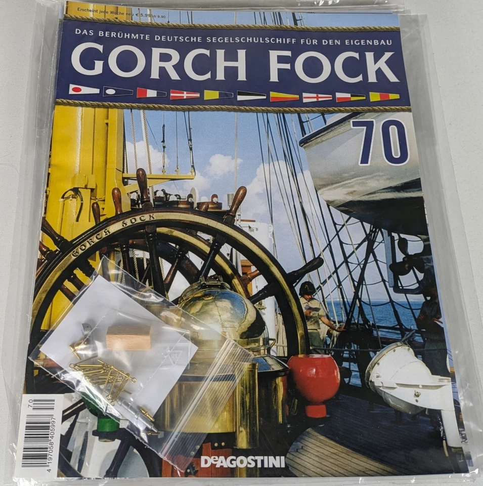 De Agostini, Segelschiff Gorch Fock, Bauteil mit Heft Nr. 70, OVP #WH38 - Bild 1 von 1