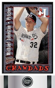 Michael Johnston 2000 Multi-Ad Hickory Crawdads #18 Pittsburgh Pirates