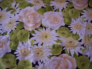 Cotton floral fabric/Multi-color Hancock fabric/Summer fabric/Apparel & Fashion - Picture 1 of 3