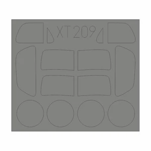 EDUARD XT209 1/35 PAINT MASK for TAMIYA SIMCA 5 STAFF CAR - Picture 1 of 2