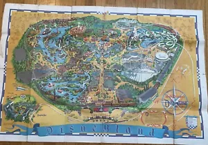 Disneyland 1968 Park Map 30 X 44 Vintage Walt Disney - Picture 1 of 12