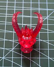 1/12 Unpainted Red Ghost Rider Skull Head Carved Fit for 6'' ML Action Figure