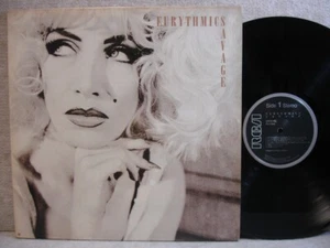 Eurythmics Savage 1988 Korea LP 4 page Picture & Lyric W/Insert NM Promo - Picture 1 of 5